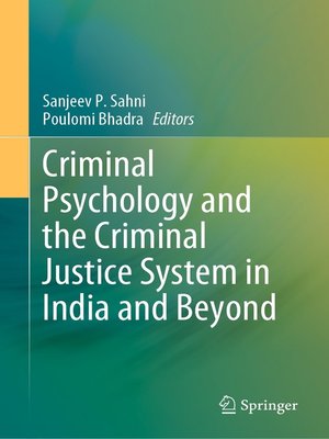 cover image of Criminal Psychology and the Criminal Justice System in India and Beyond